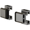 Stone Harbor Hardware Flat Track Stop Set for Sliding Doors,