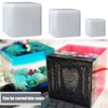 ZQYSING (3 Pack) Resin Cube Molds, Deep Square Silicone Molds