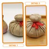 ORFOFE 2pcs Chinese Herbal Massage Balls Natural Warming Bags for