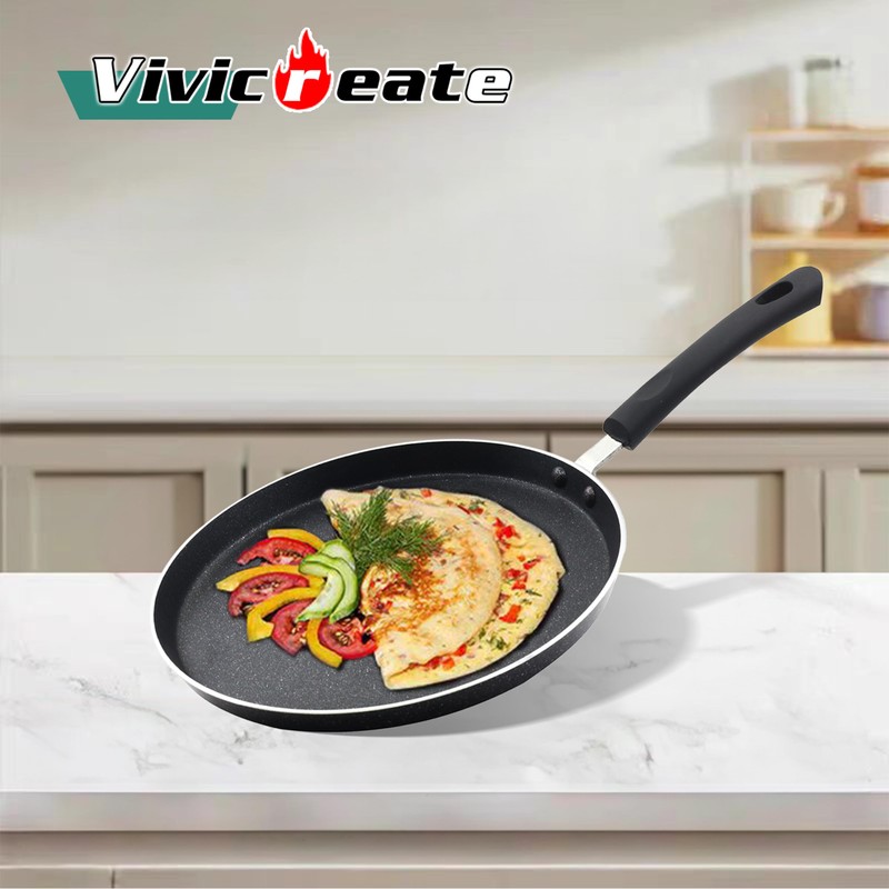 Vivicreate 3 pcs pan set deep fry pan, fry pan,