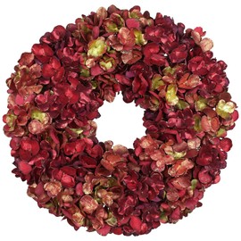 Fall Wreaths for Front Door, 24 inch Fall Hydrangea Wreaths for Front Door Outside Large Artificial Autumn Floral Wreath for Thanksgiving Harvest Christmas Wall Mantel Porch Indoor Outdoor Decor