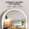 MINISO Vanity Mirror with Lights-14" x 18" Arched Makeup Mirror