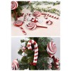 Red and White Lollipop Christmas Decorations Small Combinations Red and