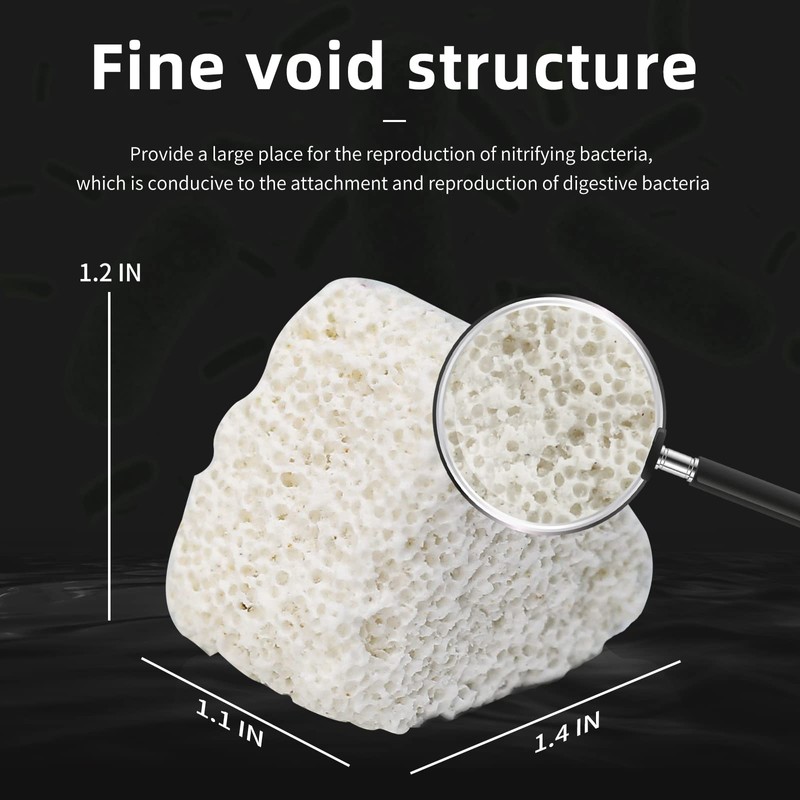 boxtech Aquarium Filter Media, Biological Filter Media for Aquarium Ceramic