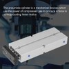 1pc 20mm Bore 100mm Stroke Double rod Double acting Aluminum