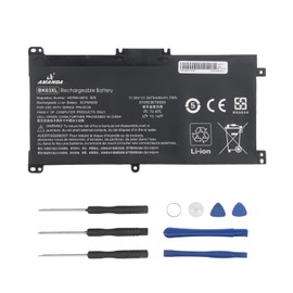 A AMANDA BK03XL Battery for HP Pavilion X360 14-BA 14M-BA Series 14-BA253CL 14M-BA114DX 14M-BA011DX 14-BA1XX 14-BA2XX 14-BA153CL 14-BA125CL 14M-BA013DX 14-BA175NR 14M-BA1XX 14M-BA0XX 916811-855
