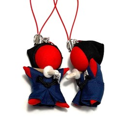 Ohanamoana Tenmangu Shrine Pre-prayed Sarubobo Kendo Set, Set of 2, Club Activities, Championship, Competition, Luck, Single Item, Amulet, Prayer, Salbobo, Strap, Key Chain, moonstone agate, no jewels