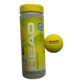 Pelota Head Frontenis amarilla - Pack de 3 - Alta visibilidad