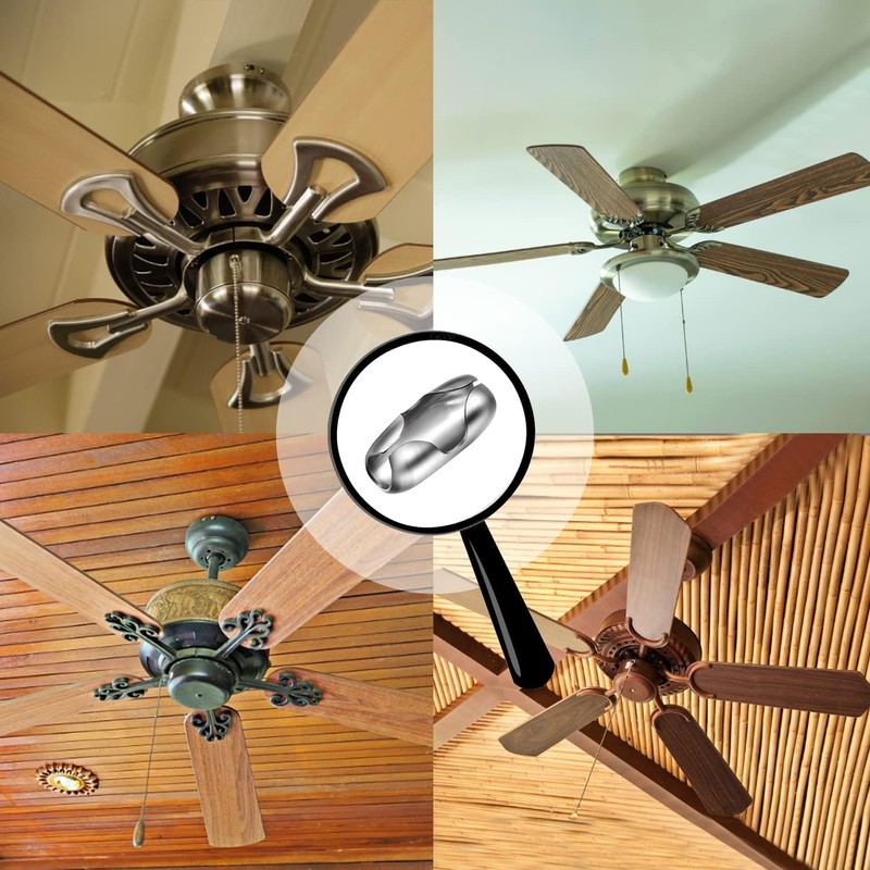 30Pcs 4.5mm Replacement Roller Blind Chain Connectors,Replacement Stainless Steel Vertical