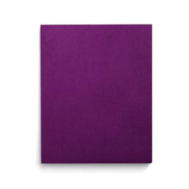 Staples 578551 School Grade 2 Pocket Folder with Fasteners Purple 25/BX