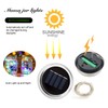 Solar Mason Jar Lid Light(Handle/Fairy Sticker Included),6 Pack 30Led String