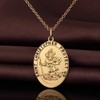 Saint Necklace St Michael Necklace for Men Women Saint Christopher