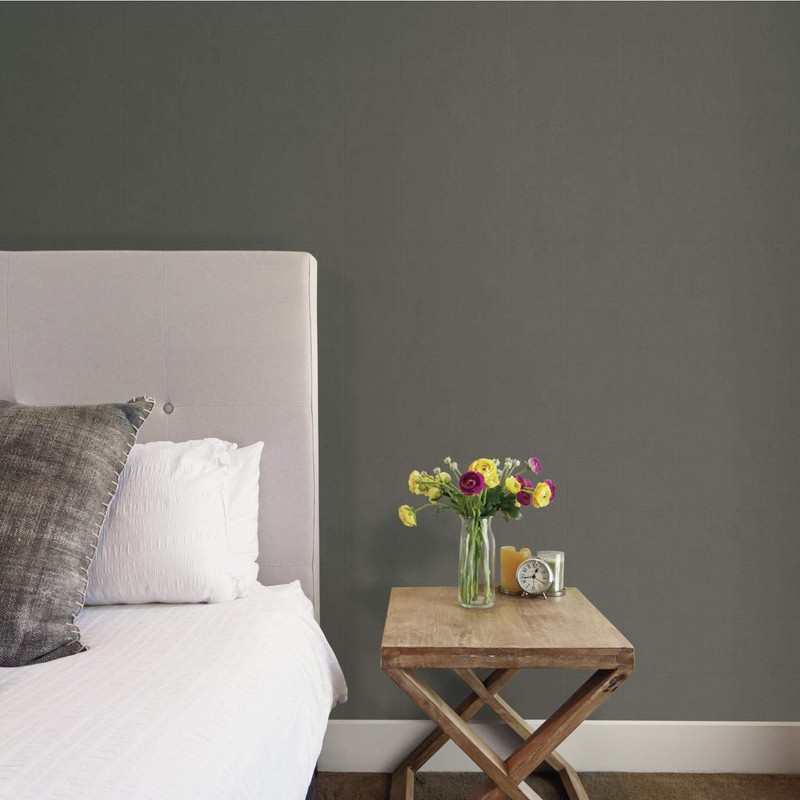 Monogram CW1688N Saddle Stitch High Performance Wallpaper, Black