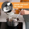 2 Pack Stainless Steel Cooking Spoon Set, Round Heat Resistant