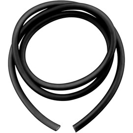 0.2''x39''(5mm x 1m) Universal Fuel Vent Line Hose Petrol Gas Oil Tube Pipe Repleacment for ATV Dirt Bike Go Kart Moped Pocket Bike Black