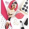 Brushworx Artists and Models Oval Cushion Hair Brush - Miss