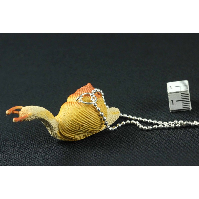 Miniblings Snail Necklace 80Cm Slug Shell Rubber