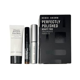 Bobbi Brown Perfectly Polished Travel-Sized Beauty Trio - Face Base, Mascara, and Shadow Stick