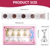 KEQAR 2pcs Nail Racks Nail Clips Nail Practice Clips Nail