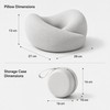 U-Shaped Neck Pillow Neck Support Slow Rebound Adjustable Travel Neck