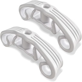 2 pcs Convenient Hand-to-Hand Grocery Shopping, Plastic Bag Handle, Labor-Saving Food Lifter, Household Bag Lifter, (White)