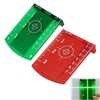 Pack of 2 Laser Target Board, Red, Green Laser Target