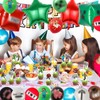 Huangzd 50 Pezzi Kit Compleanno Pixe Bambini, Palloncini Decorazioni