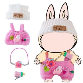 17cm Fashion Doll Clothing，and Premium Accessories，Exquisite Doll Accessories，Fashion Doll Set, (Pink 4-Piece Set)