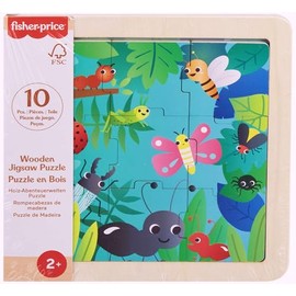 Fisher-Price Baby Jungle Friends Wooden Toy for Children Ages 2+