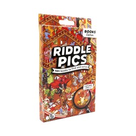 Big Potato Riddle Pics Mayhem in the Library: Book Edition - Travel Trivia Game, Great for Families, Adults and Kids, 101 Riddles to find and solve, Gifts for Book Lovers