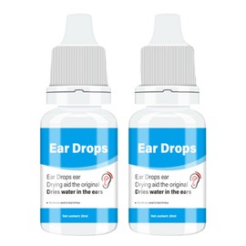 2PCS Ear Drops for Swimmers Ear,Swimmers Ear Drying Drops,Adult Ear Drops,Excessive and Hardened Ear Wax,Drops for Clogged Ears,Ear Ringing Relieving Ear Drops,Ear Wax Removal,Ear Drops Treatment