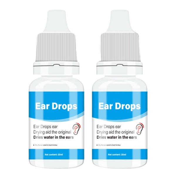 2PCS Ear Drops for Swimmers Ear,Swimmers Ear Drying Drops,Adult Ear