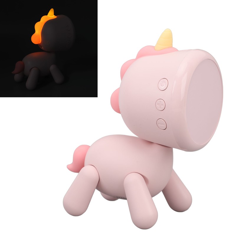 Digital Kids Alarm Clock Rechargeable Cute Animal Children Electronic Clock