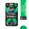 Schick Xtreme4 Rastrillos Desechables para Hombre Piel Normal 4pz