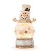 Napco Antique Look Rustic Snowman - 9.5 x 5.5 Inch