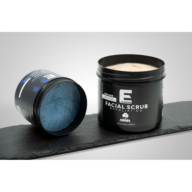 Exfoliante facial natural E Elegance – 9 oz de hierbas