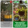 10 Set Invisble Hanging Basket Self Watering Insert, 9.4” Hanging