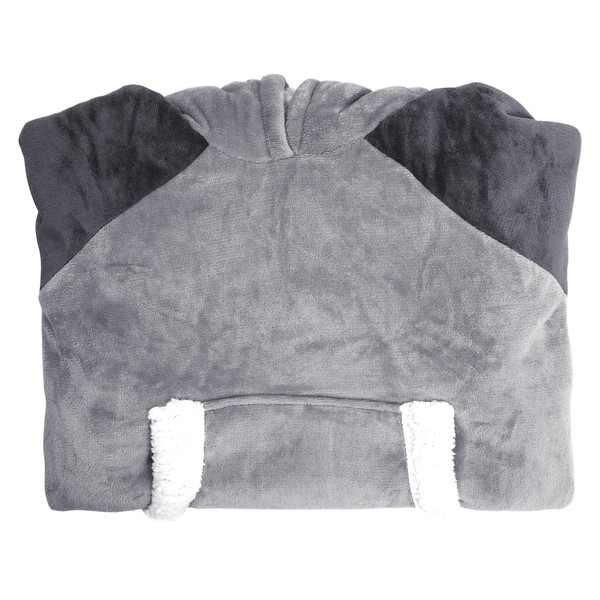 Koquena Wearable Blanket Hoodie for Adult Warm Wearable Blanket Hoodie