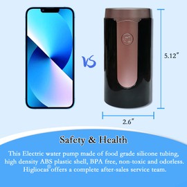 Electric Water Dispenser for 5 Gallon: Portable Automatic Drinking Water Bottle Pump - Smart Water Jug Pump with USB Rechargeable for Home Camping