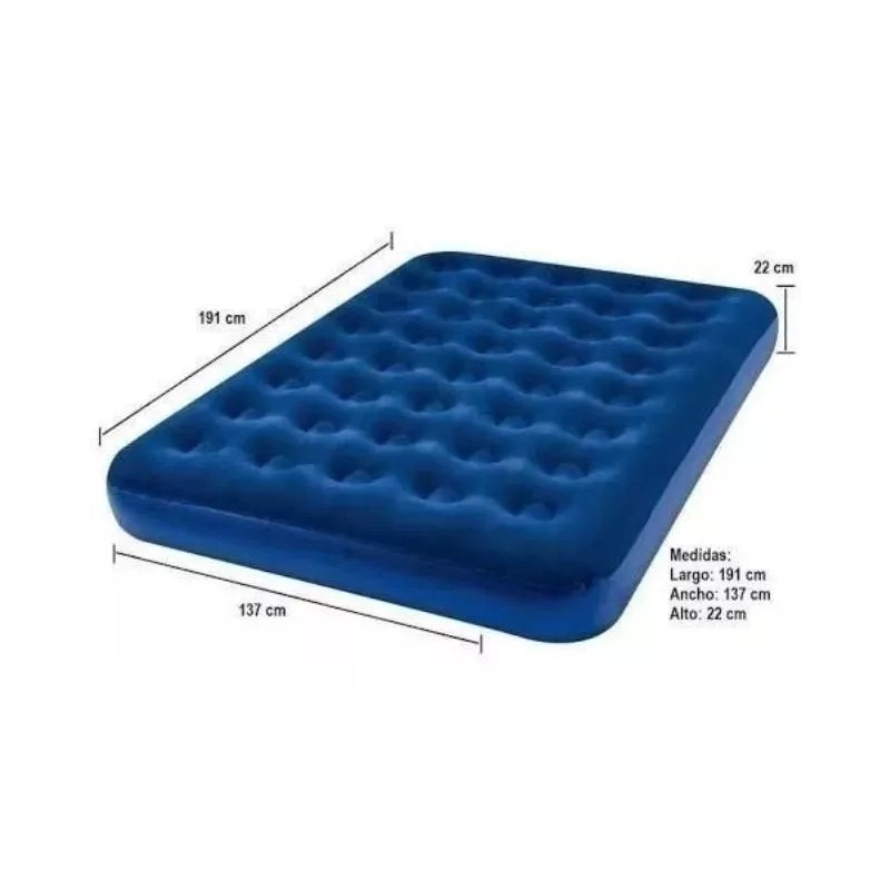 Ozark Trail Colchón Inflable Matrimonial Con Bomba Electrica