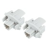 INFINAUTO License Plate Tag Light Socket Lamp Connector Housing No.34102SWAA01/34102-SWA-A01