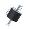 Create idea 4Pcs M8 40x30mm Absorber Anti Vibration Isolator Rubber