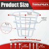 (6 Pack) TunaMax White Fire Sprinkler Head Cage Guard for