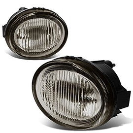 DNA Motoring Luz Antiniebla del Parachoques Delantero del Conductor y Pasajero, Humo, FL-ZTL-166-SM [compatible con Nissan Maxima 02-03]