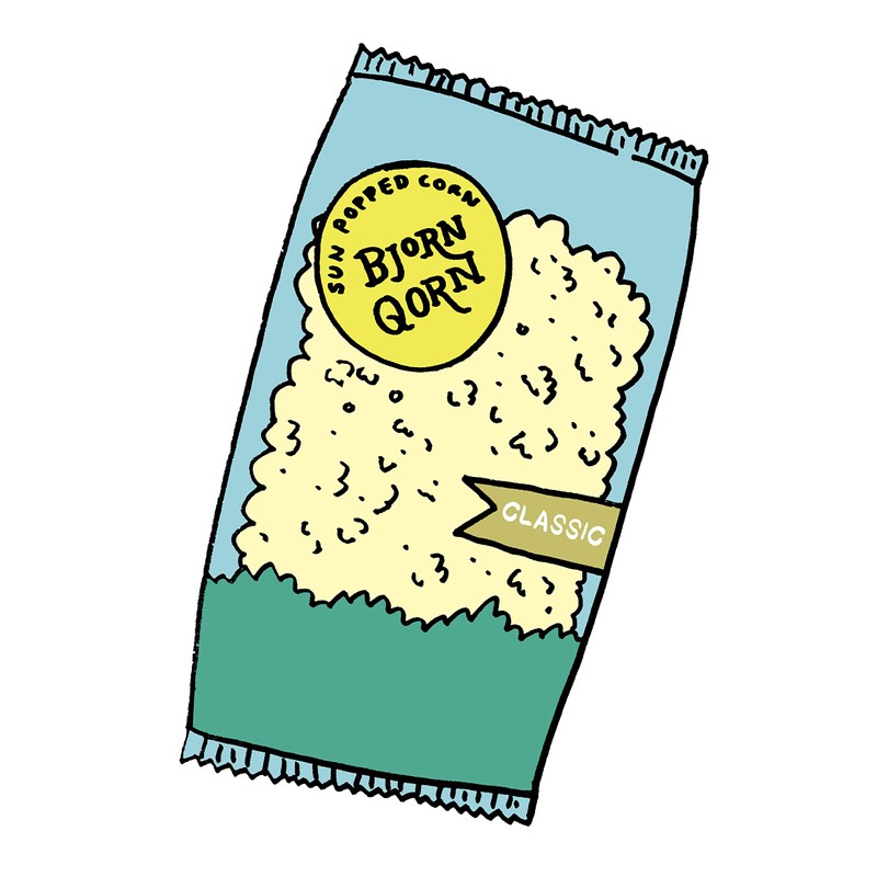 BjornQorn 12-Pack (Classic) Popcorn - Vegan & Gluten Free-Savory, Cheesy,