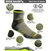 Eddie Bauer Men's Dura Dri Moisture Control Quarter Socks, Olive
