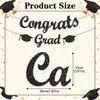Pre-Strung Black and Gold Glitter Congrats Grad Banner Class of
