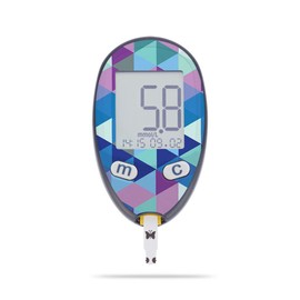 MightySkins Skin Compatible with Abbott Freestyle Freedom Lite - Purple Kaleidoscope | Protective, Durable, and Unique Vinyl Decal wrap Cover | Easy to Apply, Remove | Made in The USA