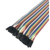 VKLSVAN 3pcs 40pcs 10CM Multicolor 40Pin Dupont Wire Jumper Breadboard