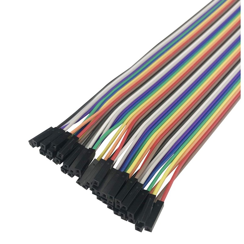 VKLSVAN 3pcs 40pcs 10CM Multicolor 40Pin Dupont Wire Jumper Breadboard